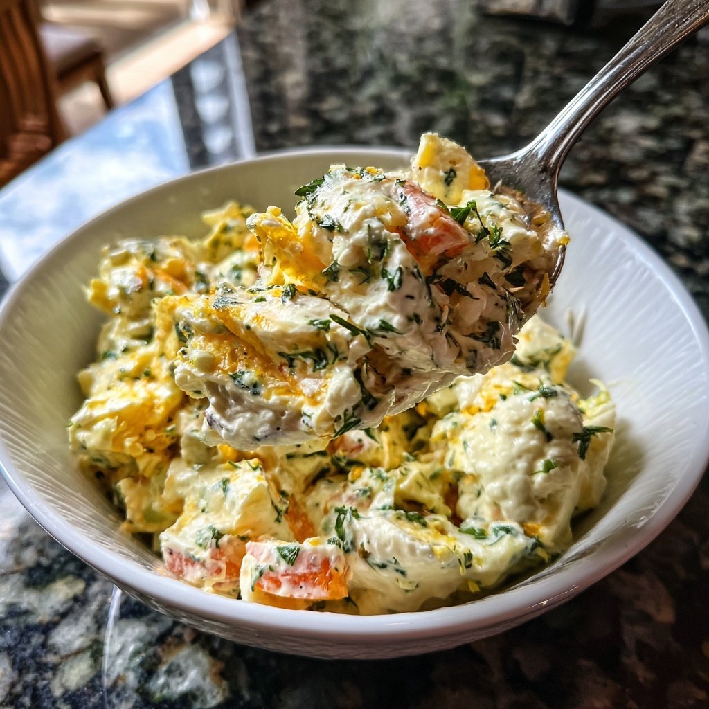 Schnell & Einfach 10-Minuten-Eiersalat mit Joghurt