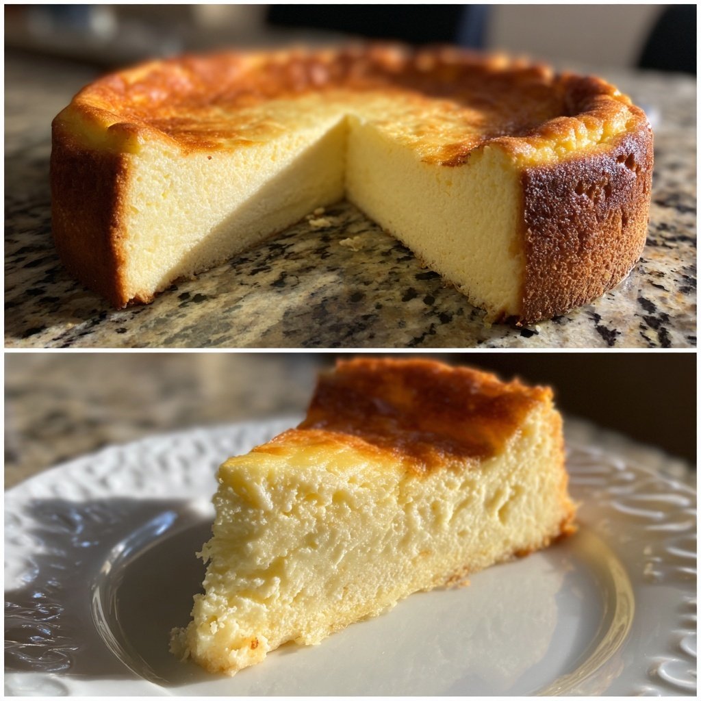 Käsekuchen ohne Boden und ohne Zucker