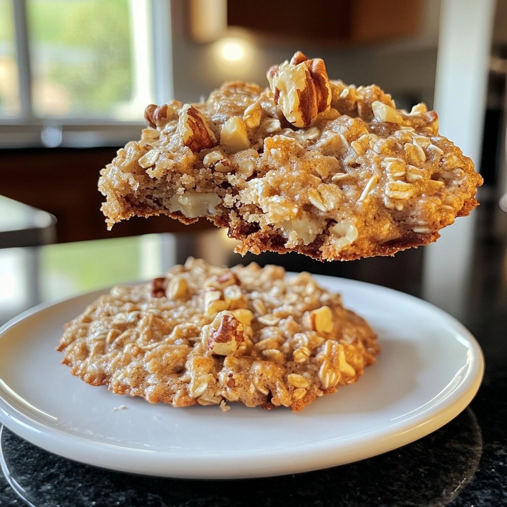 Haferflocken-Walnuss-Plätzchen