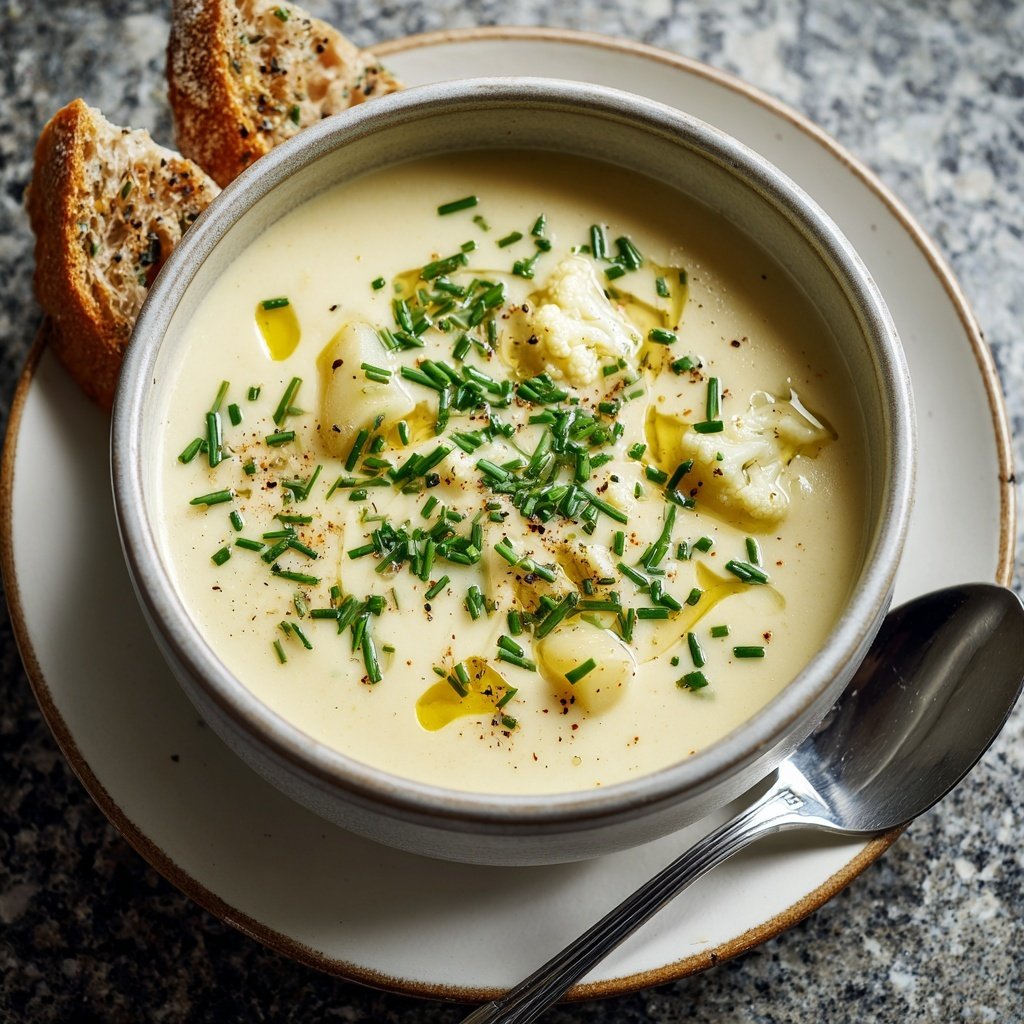 Blumenkohlsuppe mit Pastinaken
