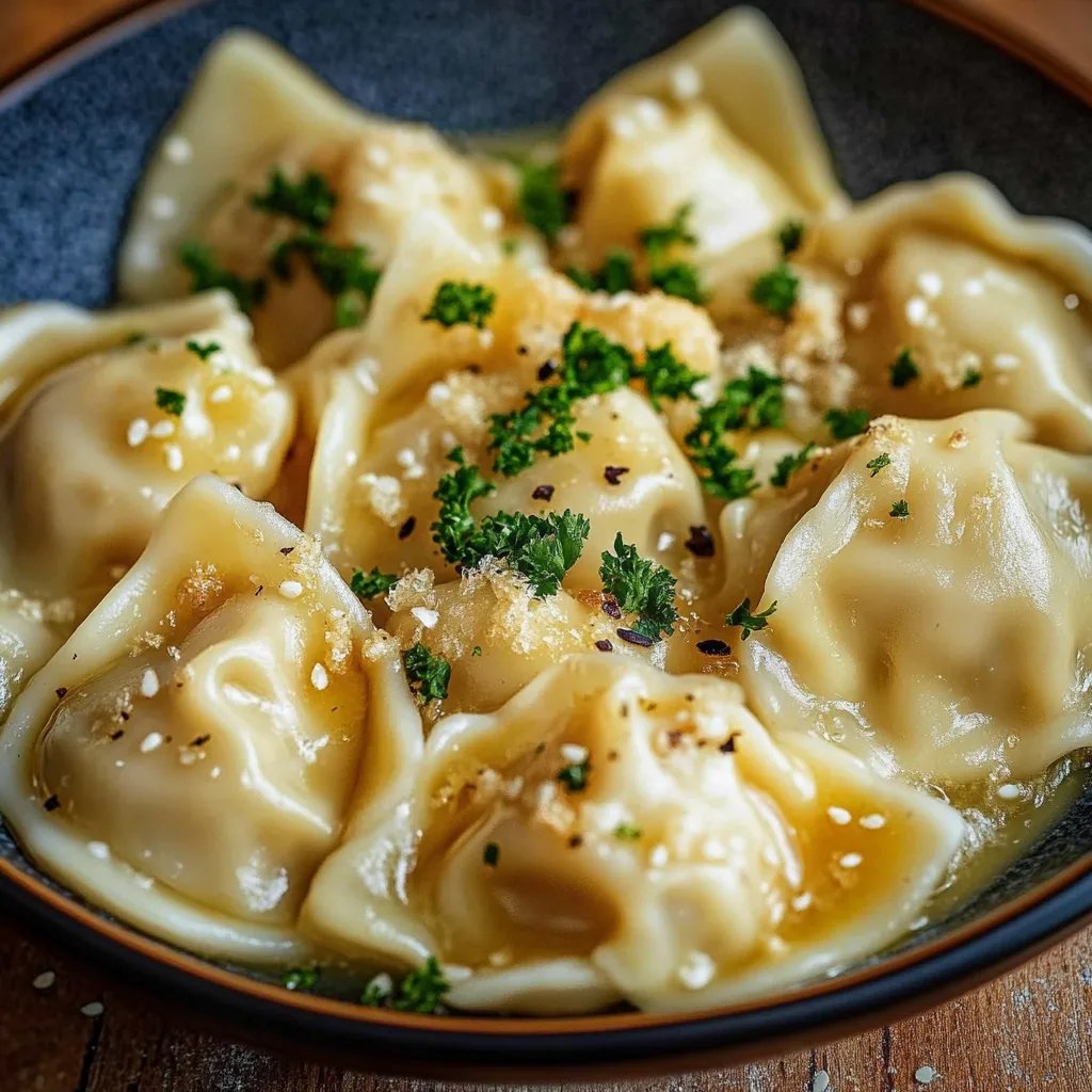 Käse-Sahne-Maultaschen