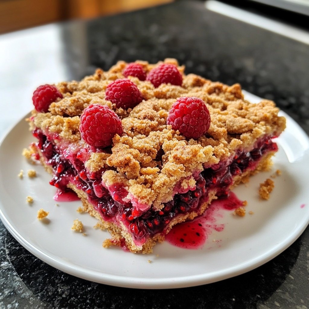 Spekulatius Dessert mit Himbeeren