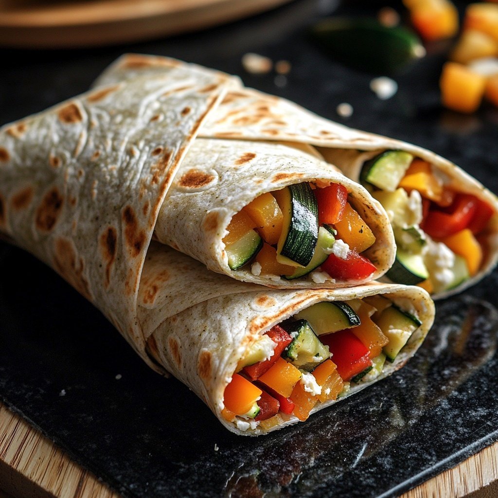 Wraps mit Ofengemüse