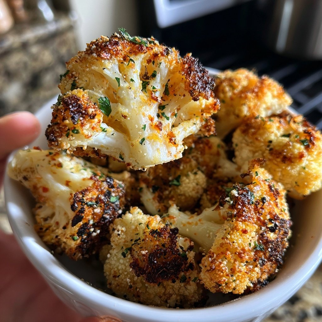 Blumenkohl aus dem Ofen knusprig