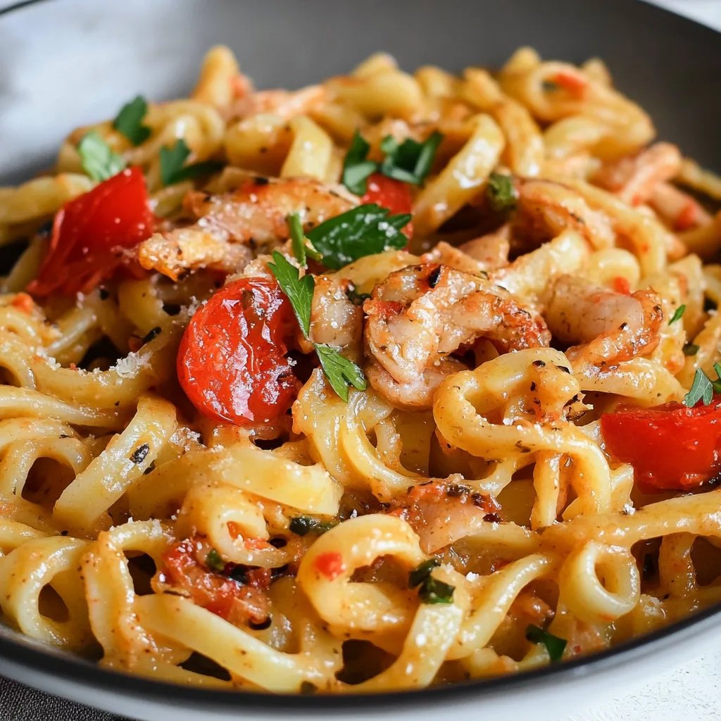 Nudeln mit Thunfisch