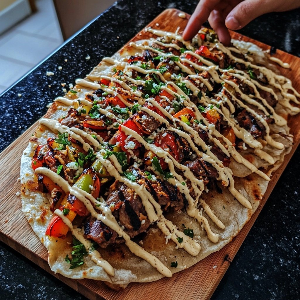 Klassischer Döner Kebab wie vom Imbiss