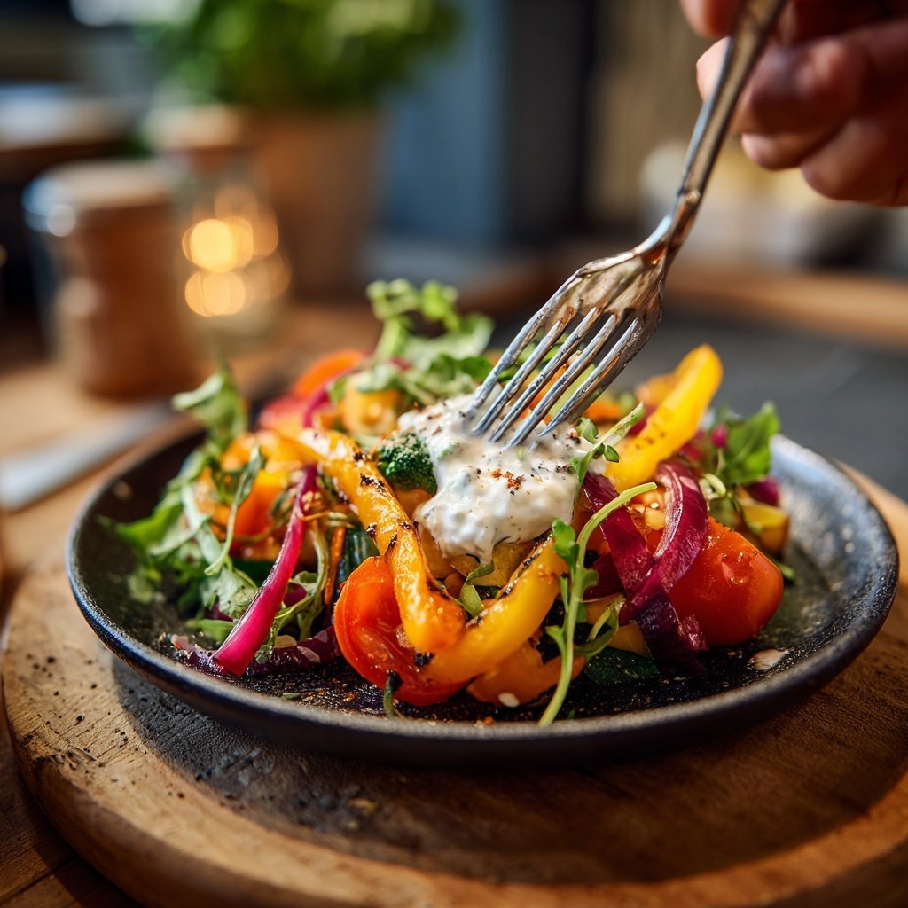 Grill Beilagen Salat Mit Joghurt Dressing