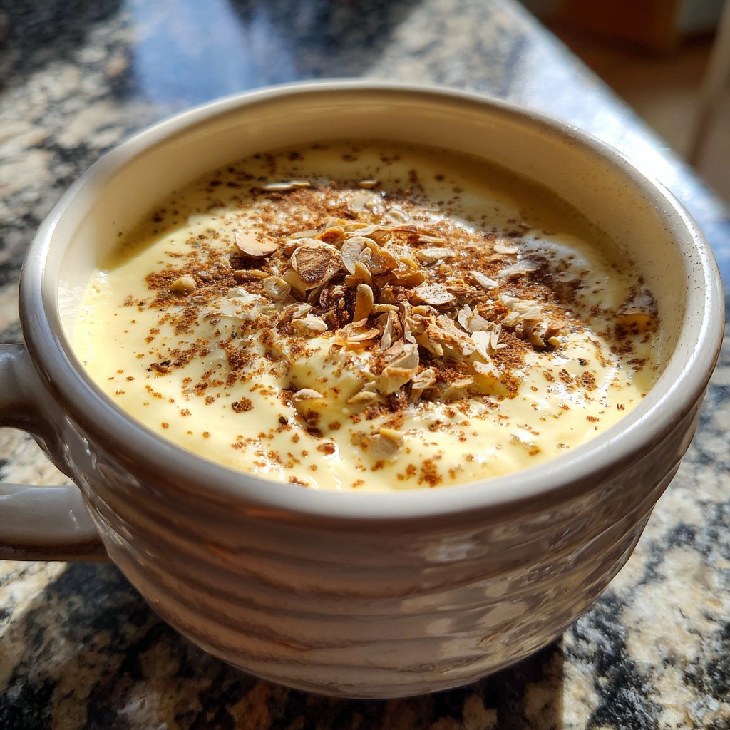 Cremige Blumenkohlsuppe mit Muskat
