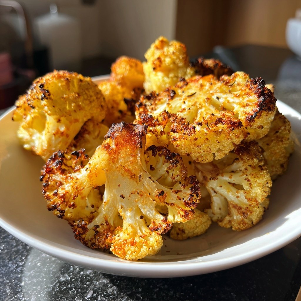 Blumenkohl aus dem Ofen mit Kreuzkümmel