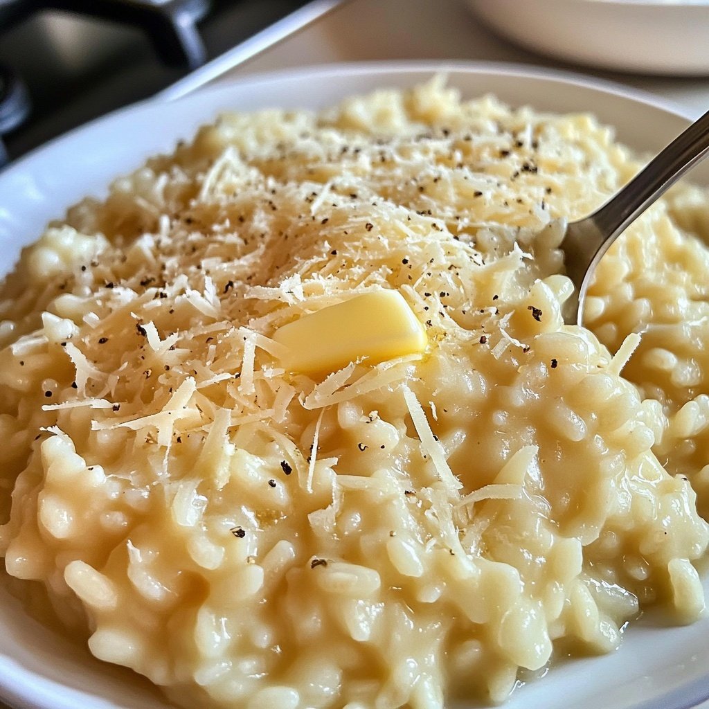 Risotto mit Parmesan und Butter