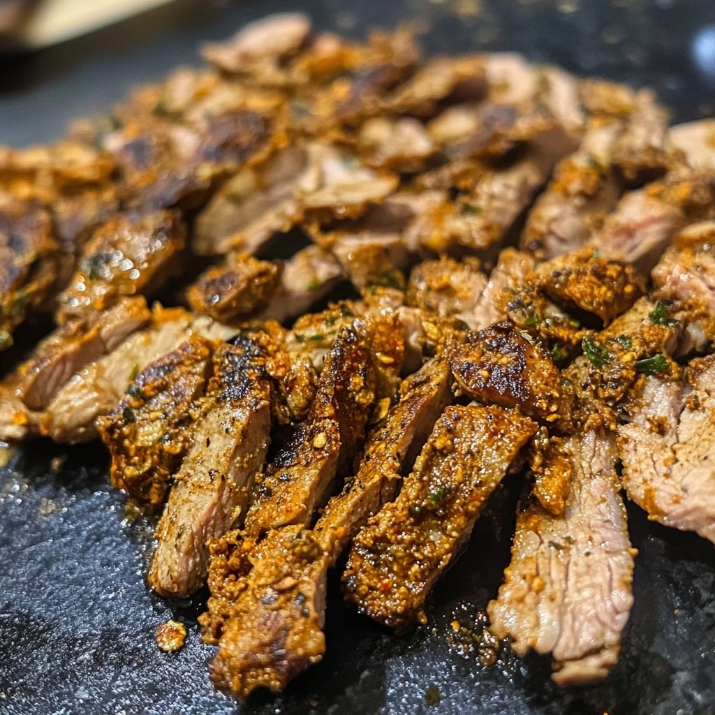 Döner Fleisch marinieren Rezept