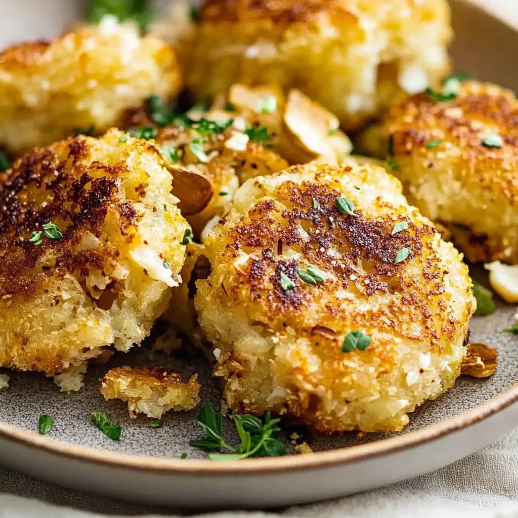 Knusprige Blumenkohl-Frikadellen