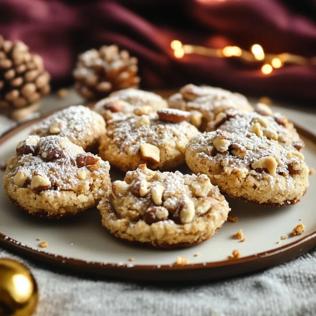 Haselnuss-Nougat-Plätzchen