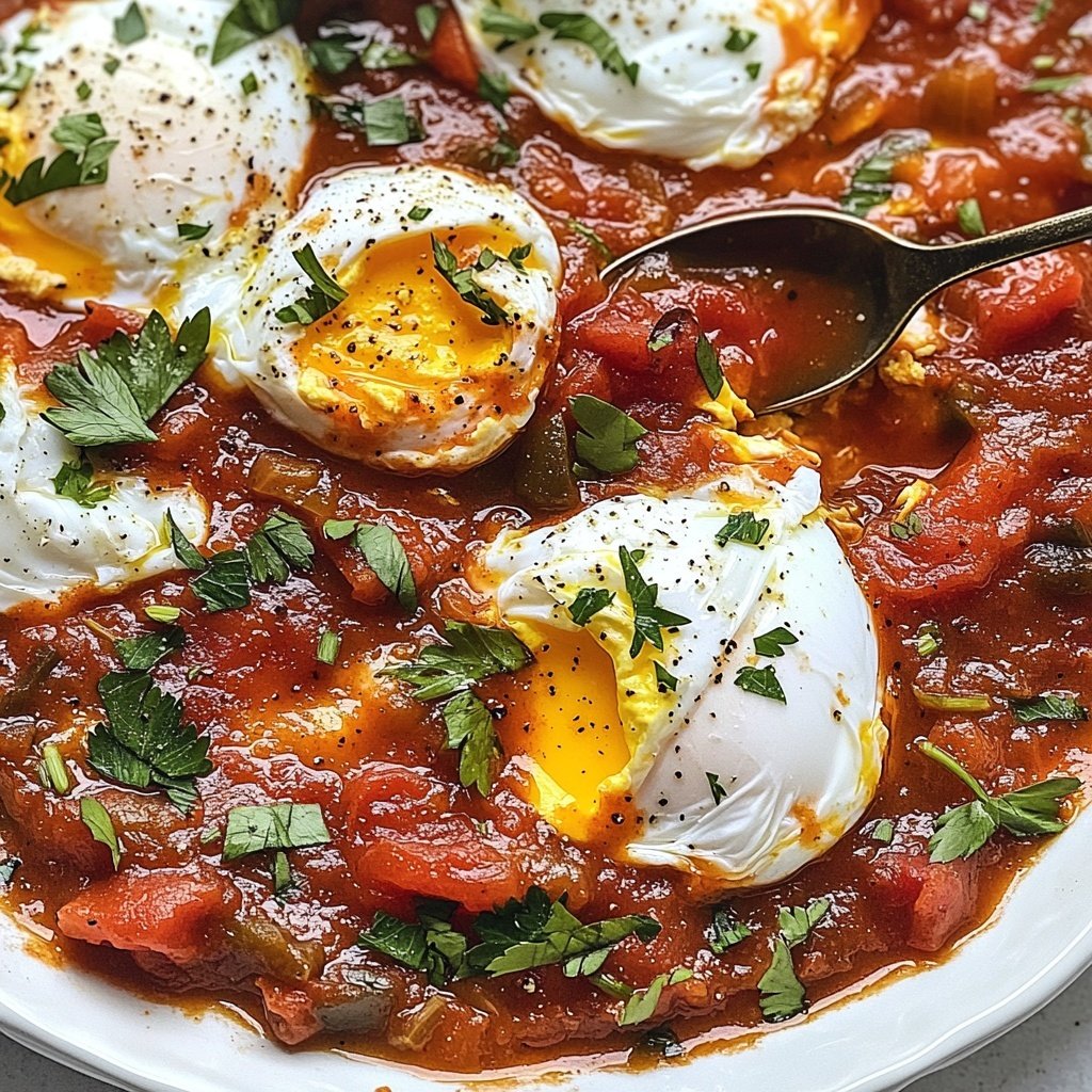 Shakshuka mit Kräutern
