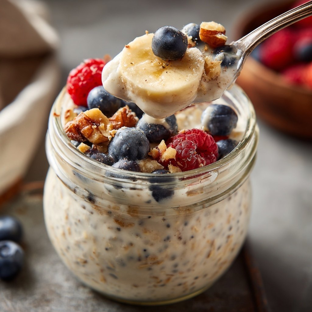 Overnight Oats mit Früchten