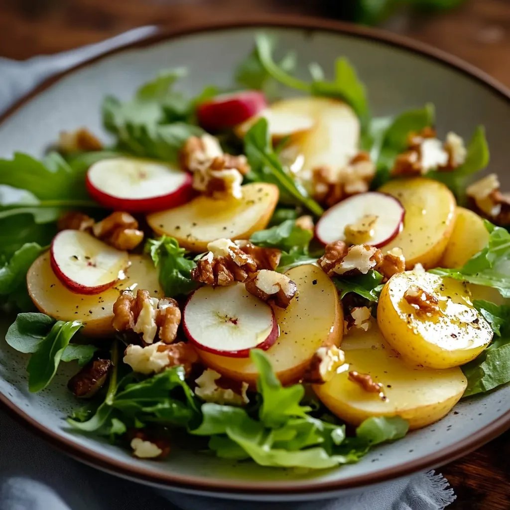 Apfel-Walnuss-Feta-Salat